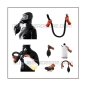 Preview: Deluxe MSA-AUER gasmask-zipperhood-system ULTIMATE-3S with tube-set, sniffdildo, inhaler-set and rebreathing-bag-set
